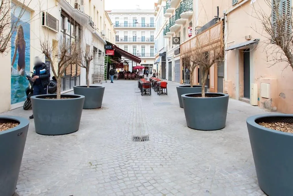 C16 - 2 Bdr Rue Antibes 4 Min Palais Festivals - Ac & Terrace Lejlighed Cannes