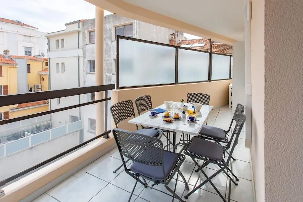 C16 - 2 Bdr Rue Antibes 4 Min Palais Festivals - Ac & Terrace Daire Cannes Fransa